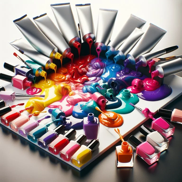 Can You Mix Acrylic Paint with Nail Polish? by nail feminine Medium