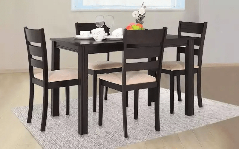Elegant Dining for Four Royaloak’s Stylish 4Seater Dining Table Sets