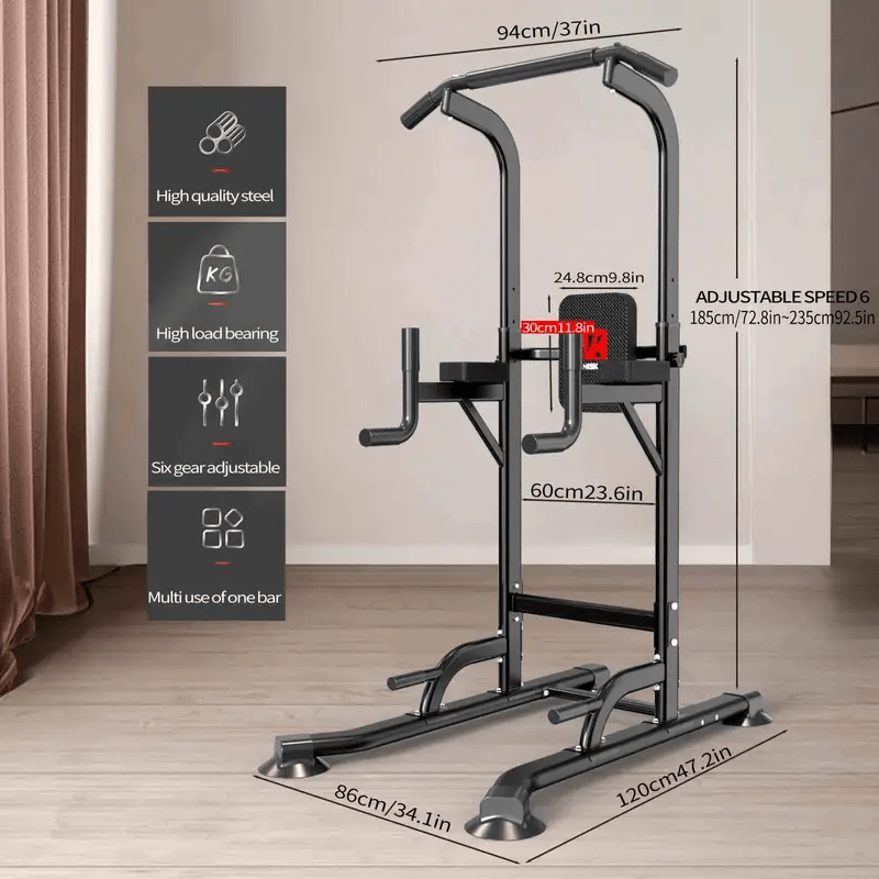 Versatile Home Gym Adjustable Height Pullup Bar by Jake Rivers