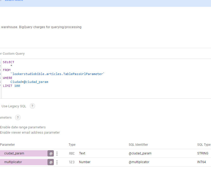 How to pass URL parameters in Looker Studio? Medium