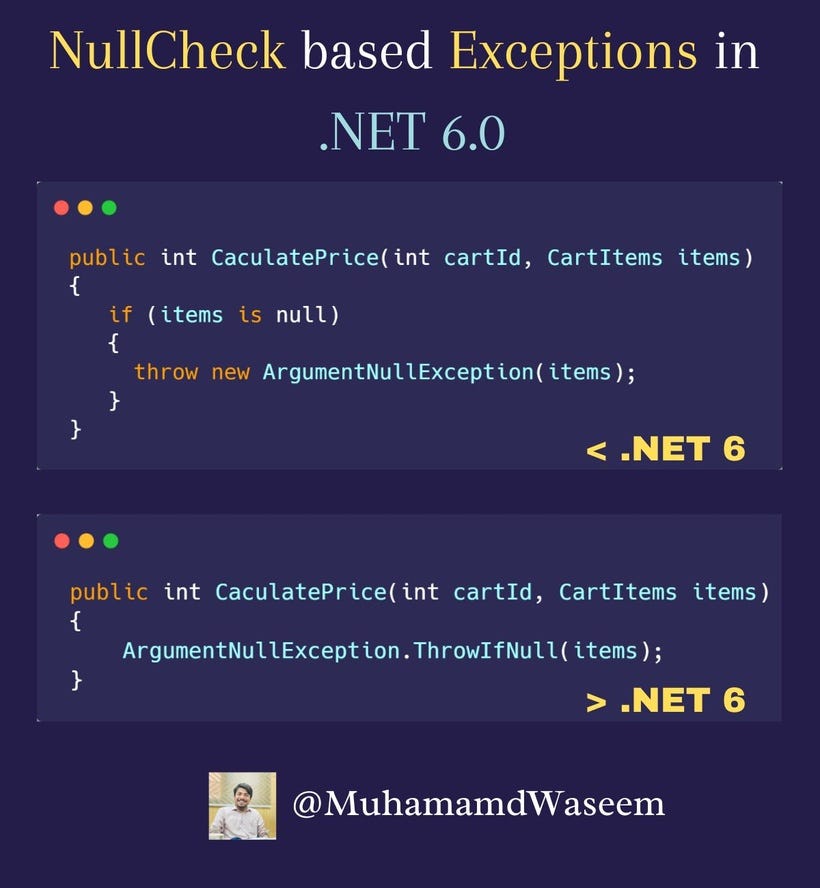 Pro EP 57 How to throw exceptions based on NULL values in