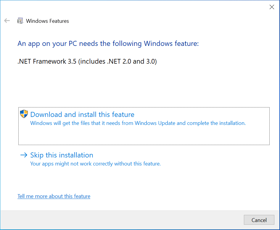 The Windows Process Journey — “Fondue.exe” (Windows Features on Demand
