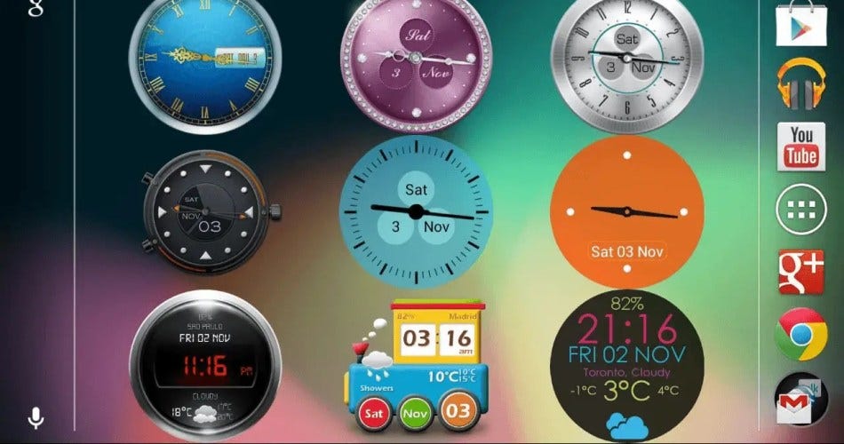 Best Analog Clock Widget Apps For Android by Go Start Medium