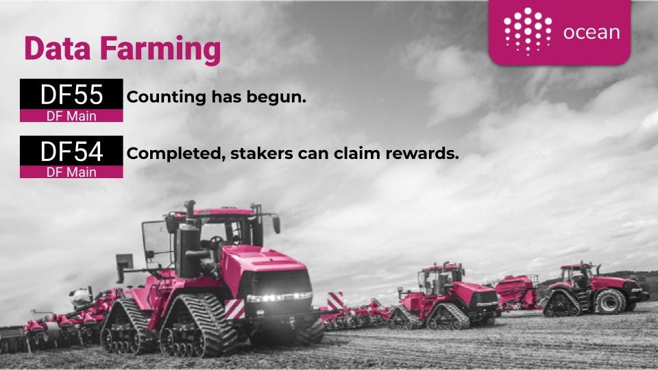 DF54 Completes and DF55 Launches. Stakers can claim DF54 rewards. DF55