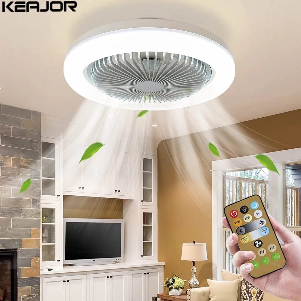 Top 5! Ceiling Fans With Remote Control and Light 30W LED Lamp Fan