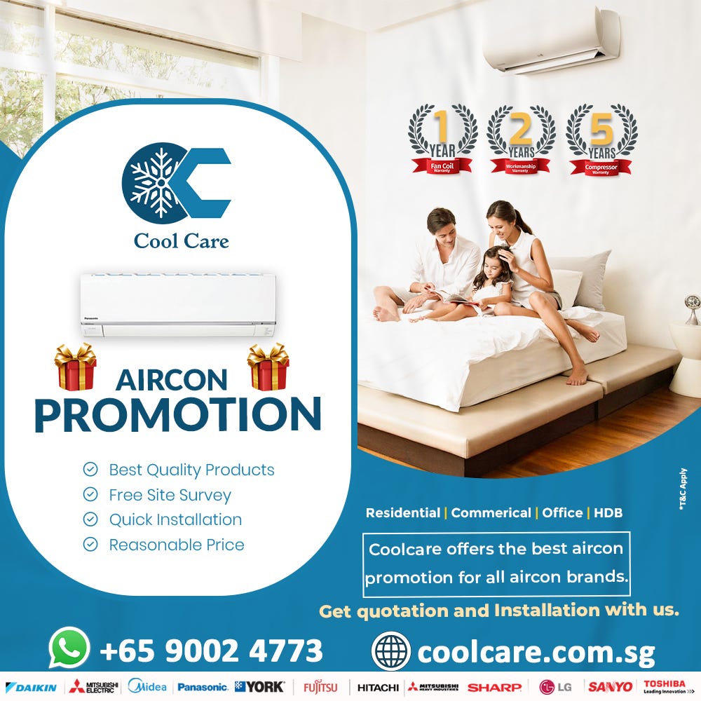 AIRCON PROMOTION Cool care aircon Medium