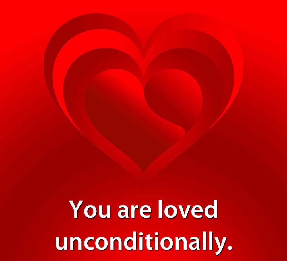 Unconditional Infinity Love. The day I found you I knew you were the