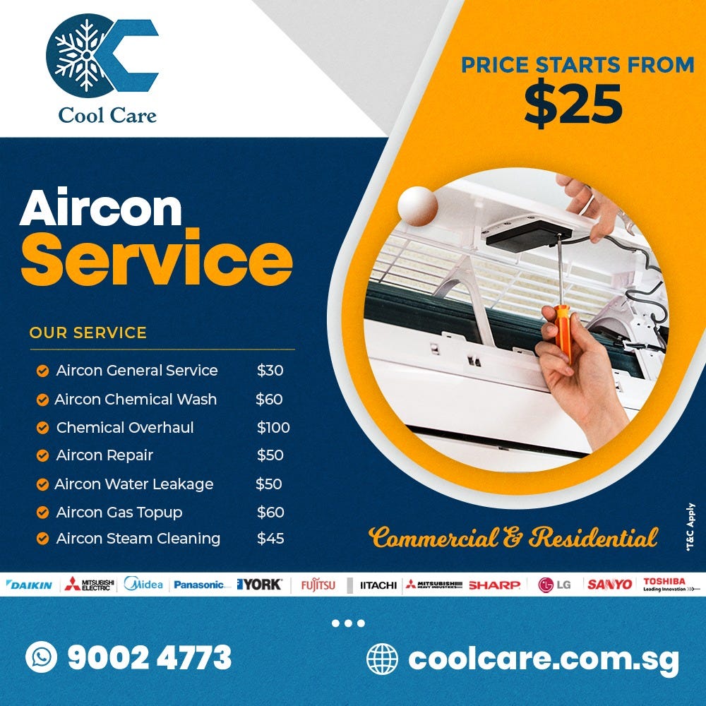 Aircon service Cool care aircon service singapore Medium