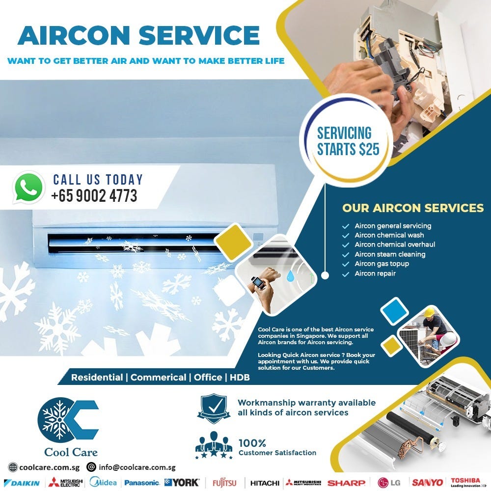 Aircon Servicing Cool care aircon Medium
