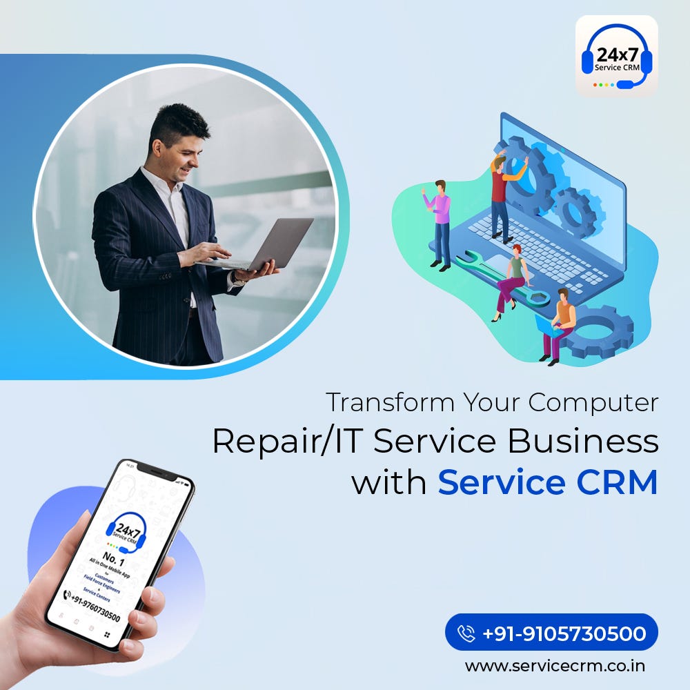 Best Computer repair business Software Service CRM by Service CRM Software Medium