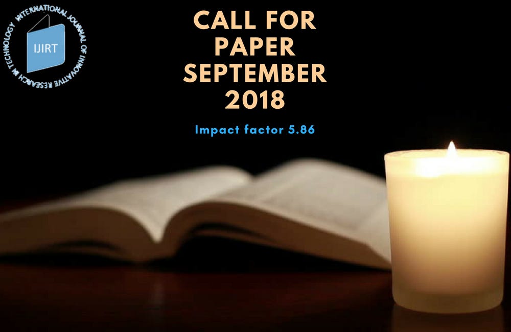 Easy Steps to Write a Call for Paper in Journal by IJIRT India Medium