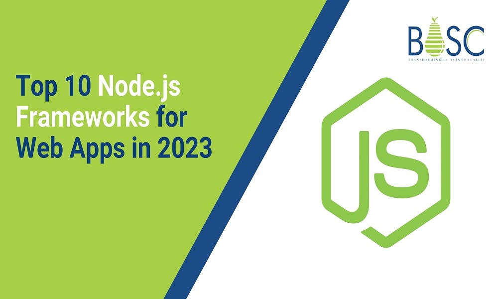 Which are the ten best Node.Js frameworks for web apps in 2023? by