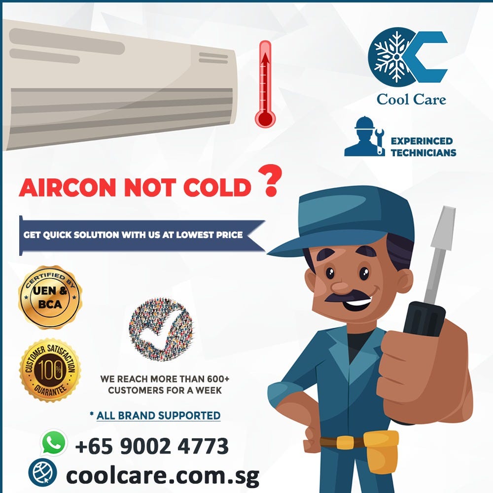 Why is the aircon not cooling well ? How to solve the issue quickly? by Cool care aircon Medium