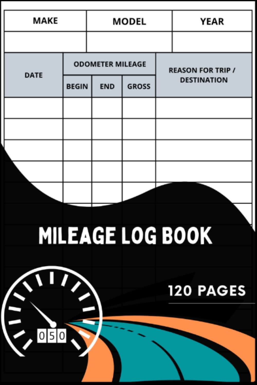 [PDF]Mileage Log Book 120 Pages — Management tool for tracking