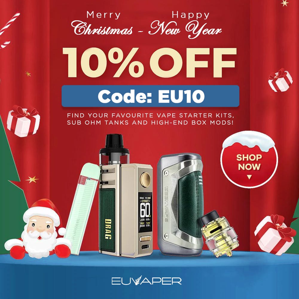 BEST VAPE DEALS & COUPON CODES MERRY CHRISTMAS Eu Vaper Medium