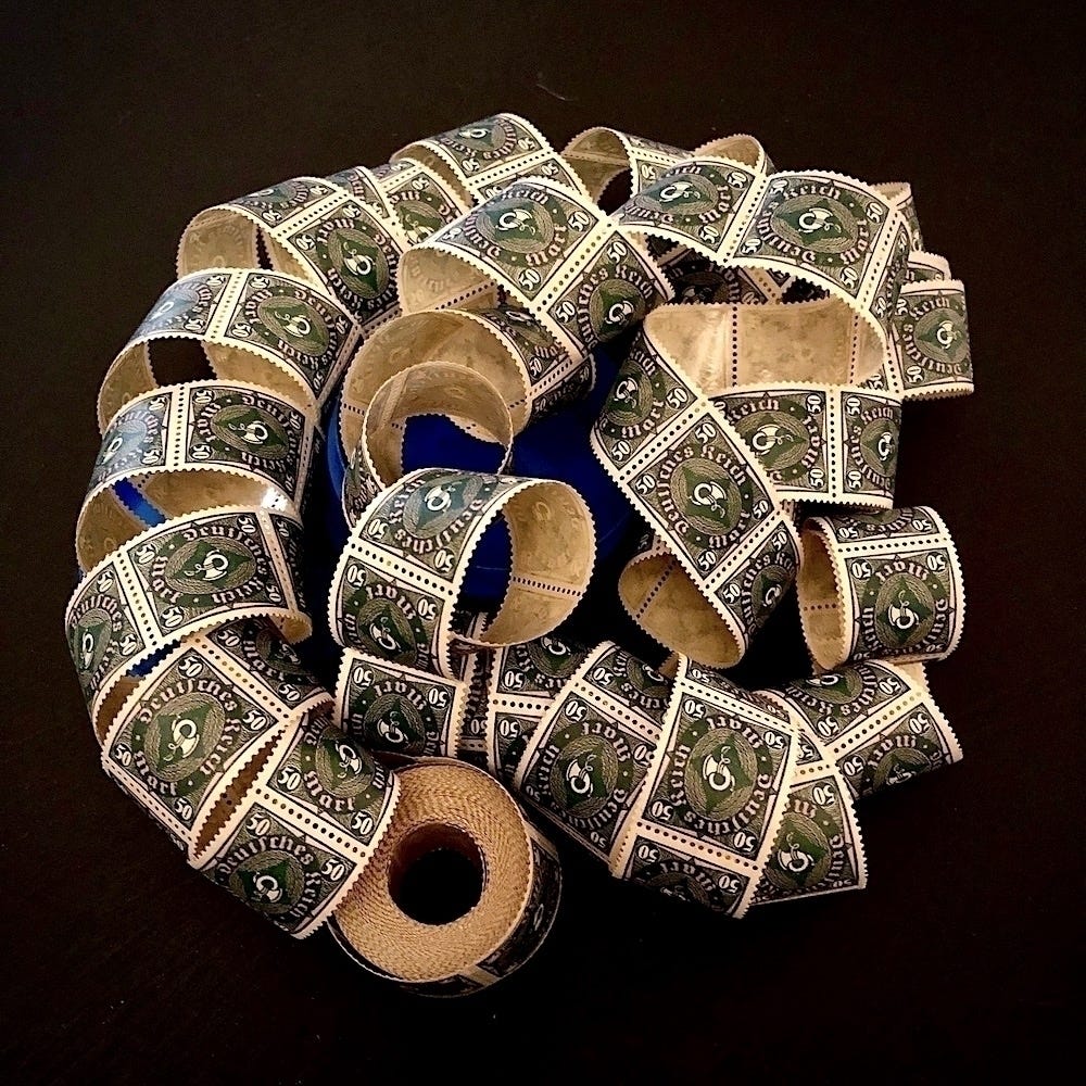 500 stamps on a roll…. But simply not long enough when… by Ed Buziak