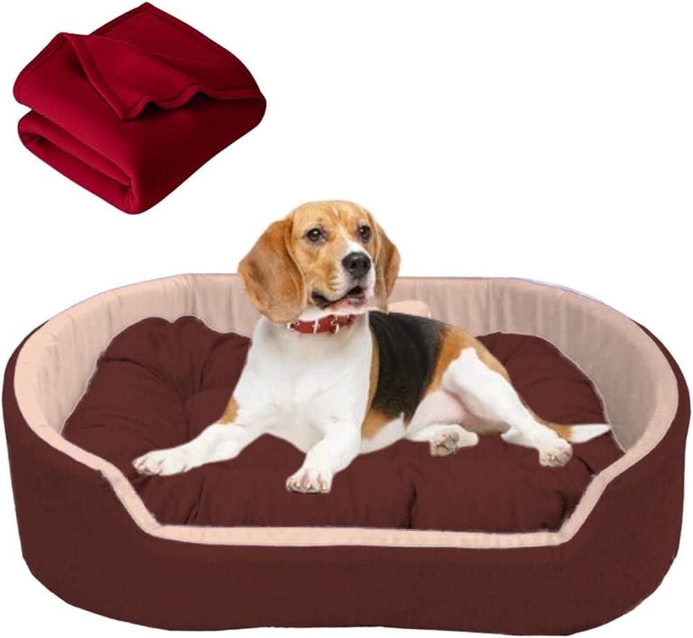 Dog BedDog Bed. Fluffy’s Luxurious Polyester Dog Bed… by Prime Store