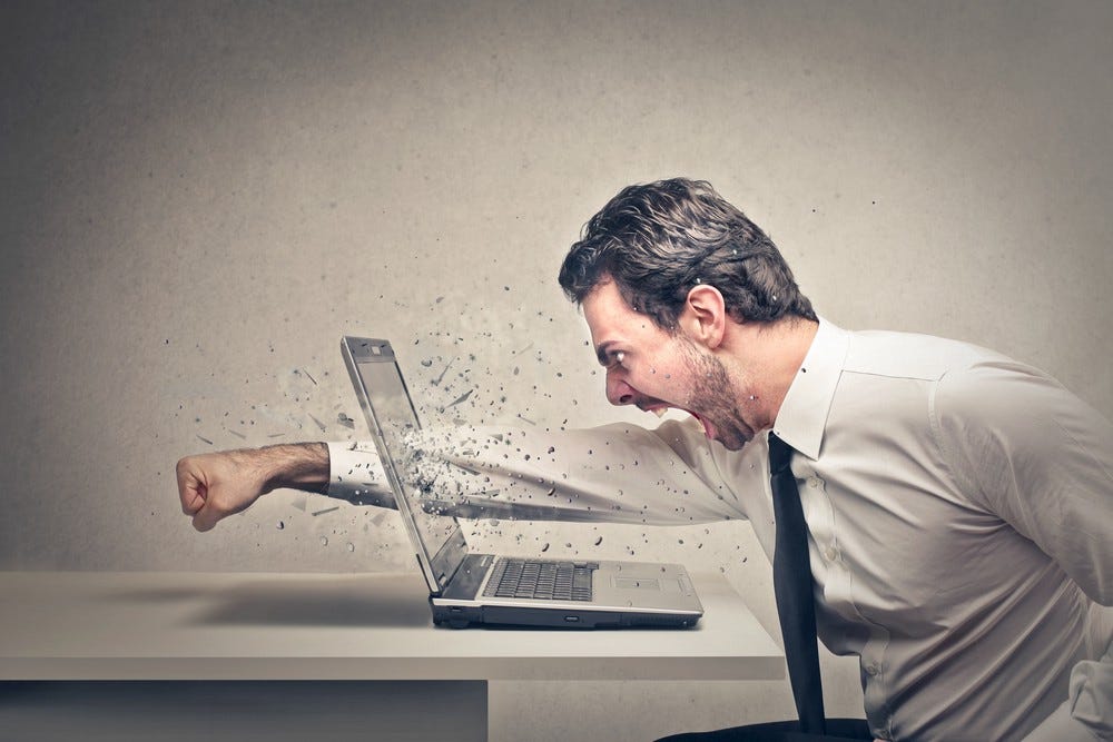 How to Manage Frustration When It Comes to Tech Failures by