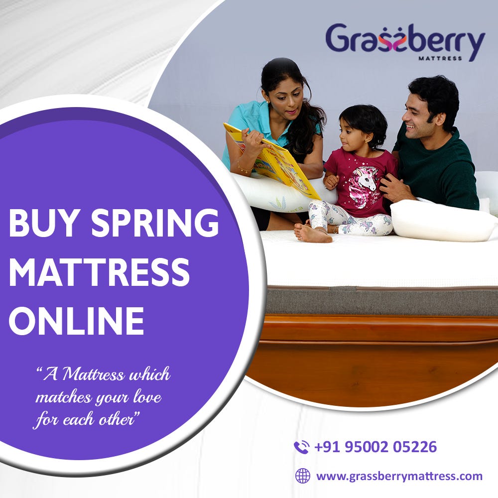 Why Grassberry Mattress To Buy the Best Spring Mattress Online! by