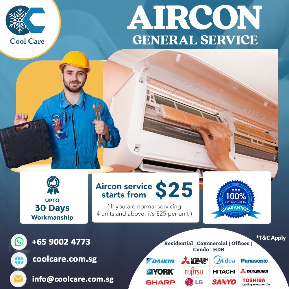 Which is best aircon general service or aircon steam cleaning by Cool