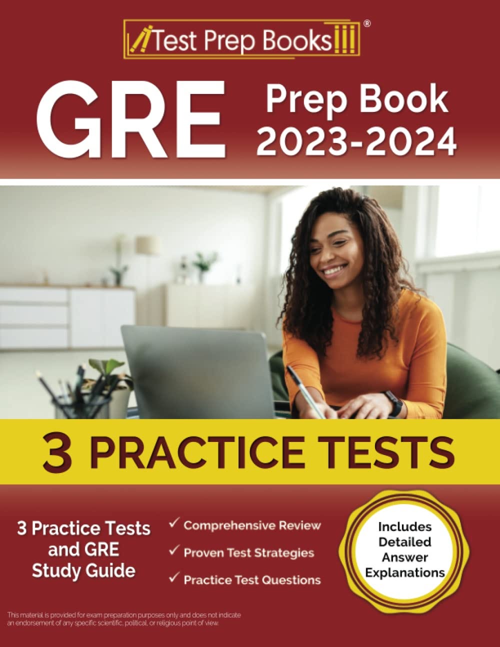 [READ][BEST]} GRE Prep Book 20232024 3 Practice Tests and GRE Study