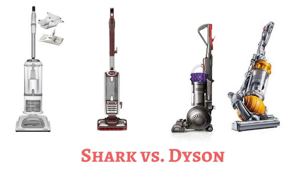 Dyson Vs Shark — Which Is A Better Vacuuming Brand? by RED Vacuums Medium