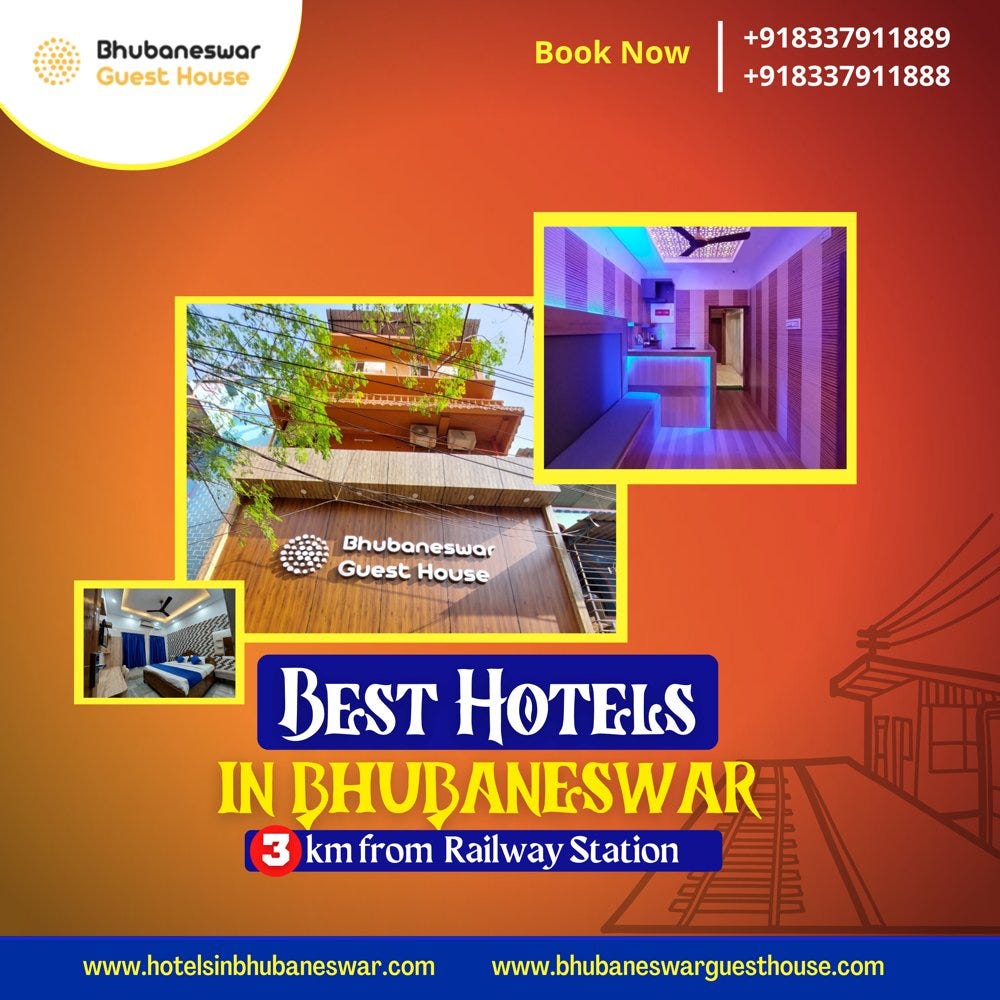 Best Hotel in Bhubaneswar. Bhubaneswar Guest House is the Best… by