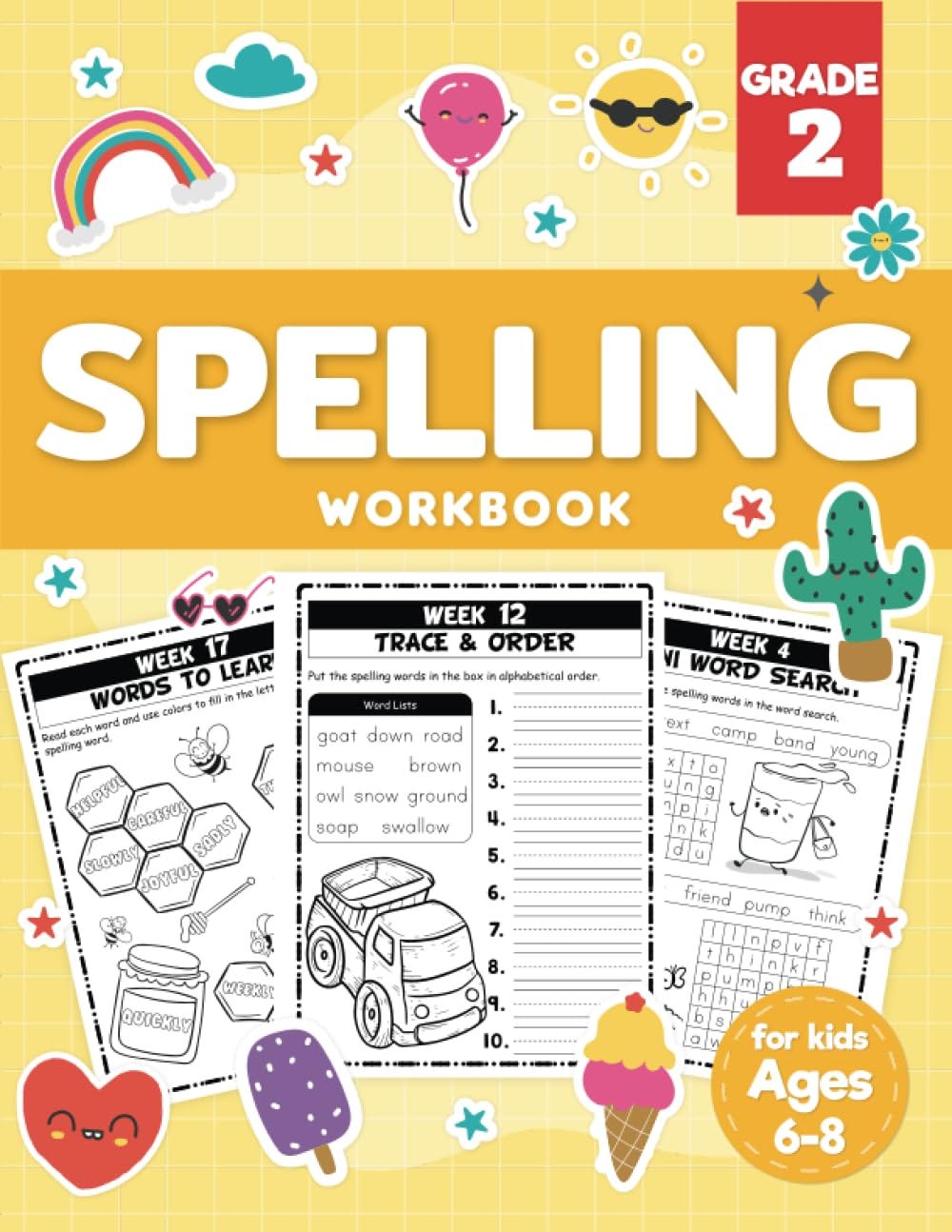 [PDF][BEST]} Spelling Workbook Grade 2 2nd Grade Workbook for Kids