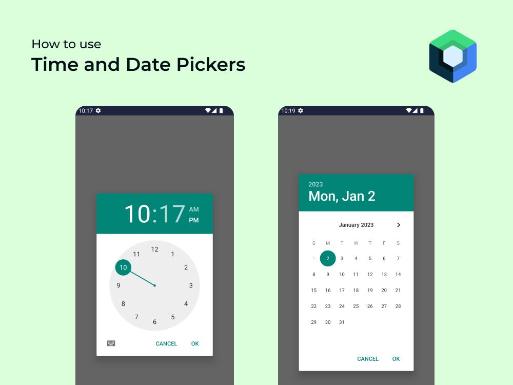 Date and Time Pickers in Jetpack Compose by Daniel Atitienei Medium
