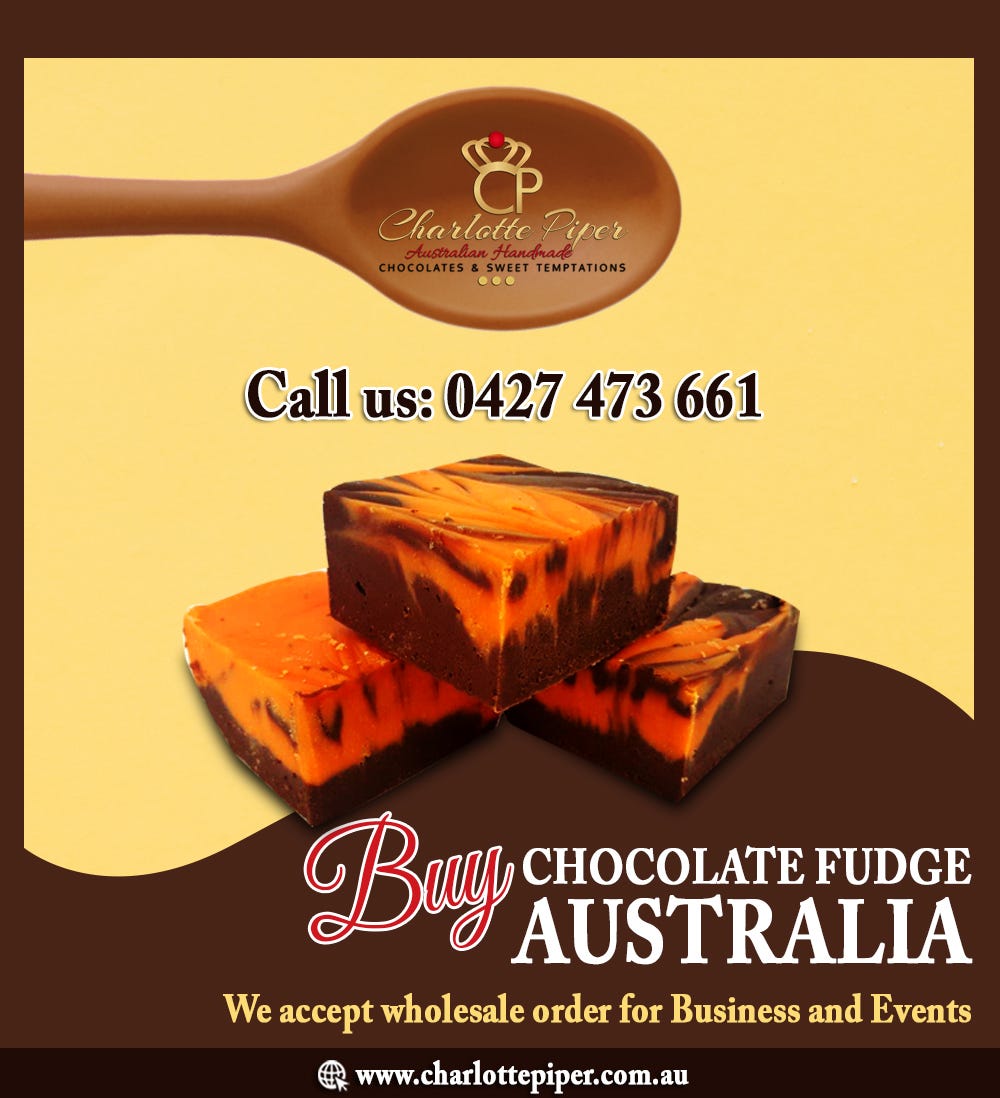 GET MORE TEMPTED BY CHARLOTTE PIPER’S CHOCOLATE FUDGES by charlotte