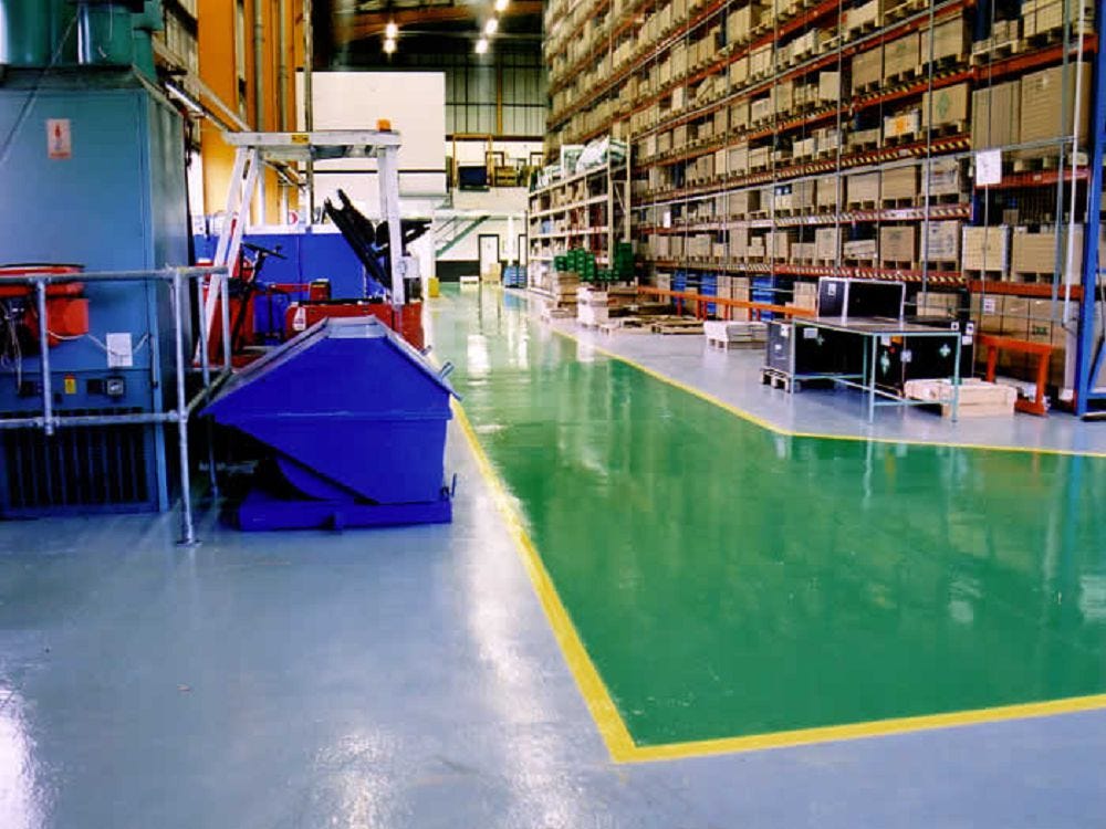 INDUSTRIAL EPOXY FLOORING DETROIT, MI Extreme Painting Medium