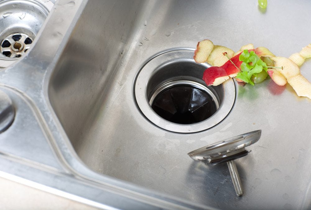 Have you gotten into the habit of throwing food waste down your kitchen