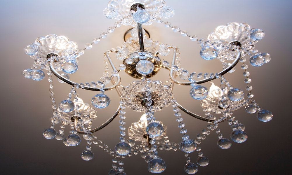 Best Cleaning Solution for Crystal Chandeliers by Creativeehomewp