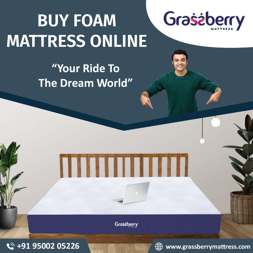 Buy The Best Foam Mattress During The Festivals! by grassberrymattress Medium