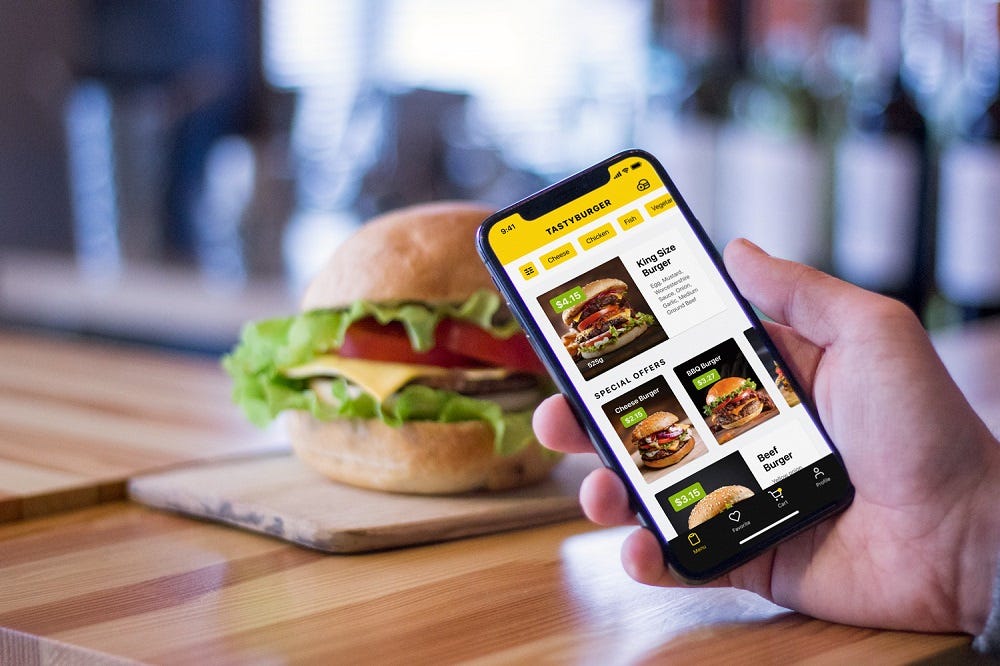 Case Study Tasty Burger. UI Design for a Food Ordering Mobile