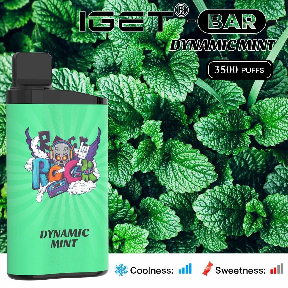 IGET BAR & DYNAMIC MINT Ivapeman Medium