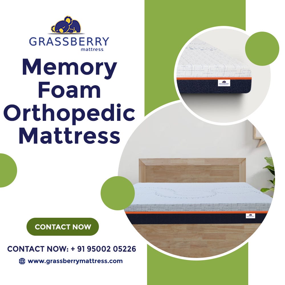 Why Memory Foam Orthopedic Mattresses Are the Best Choice for Back Pain