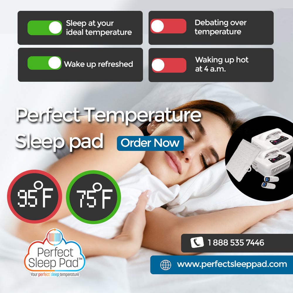Bed Cooling System — Perfect Sleep Pad This water circulation system