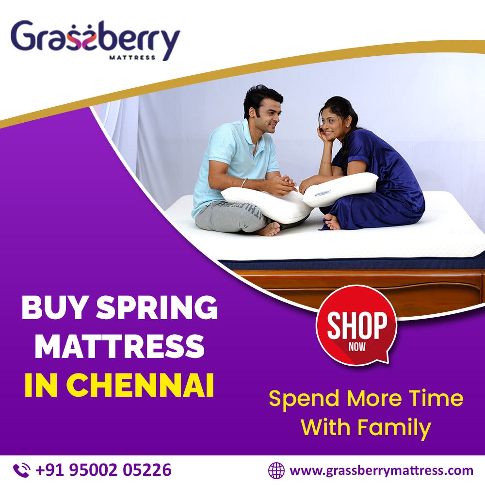 The Best Spring Mattress Why Purchase Online? by Grassberry Mattress Medium
