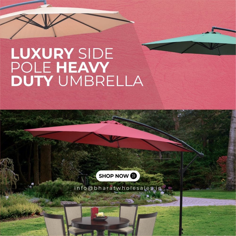 Garden Umbrellas Bharat Wholesales Medium