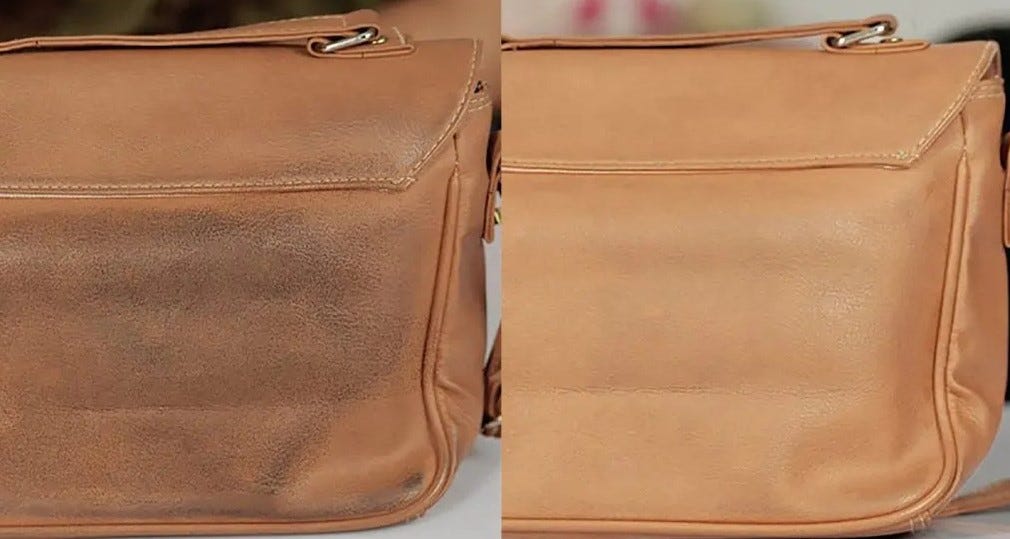 How To Remove Old Stain From Leather Bag by Deleathercraft Medium