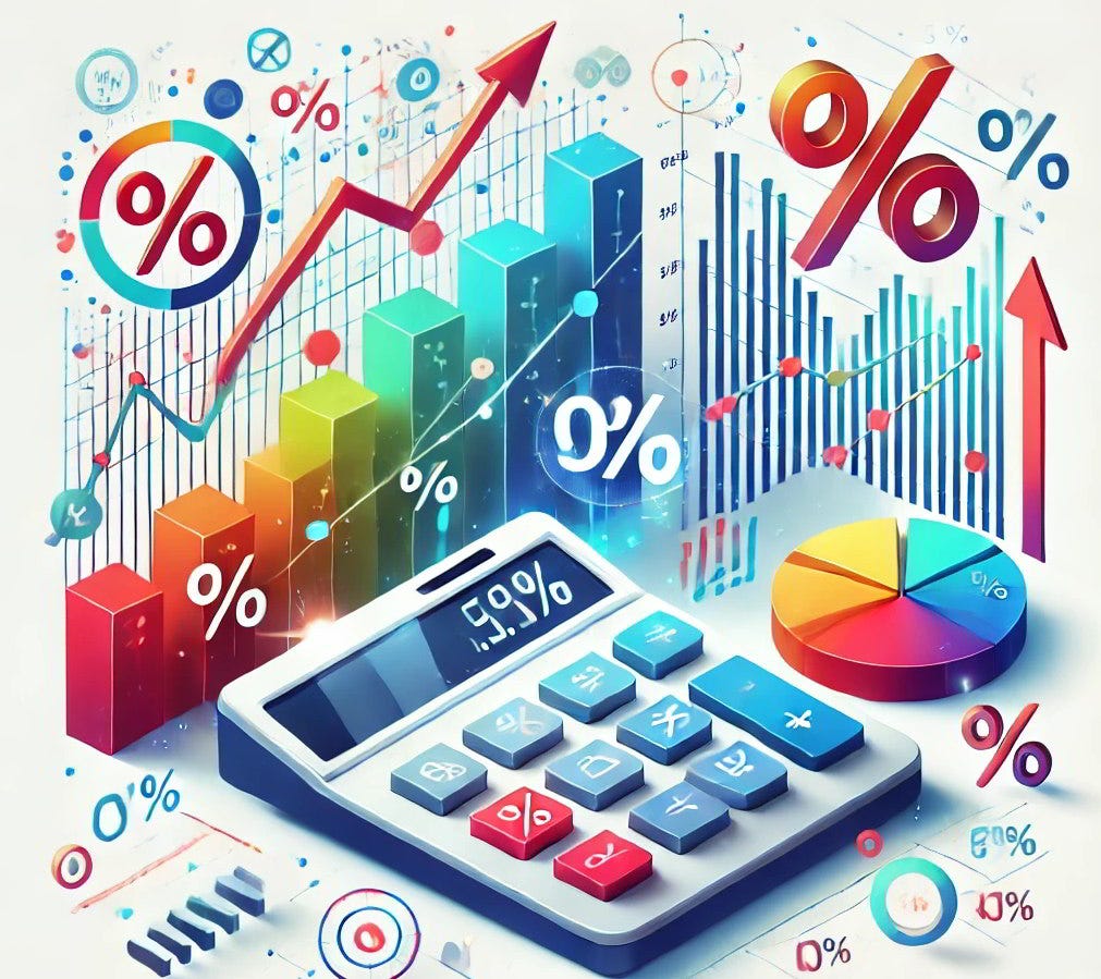How to Calculate Percentage Increase Between Two Numbers by Software
