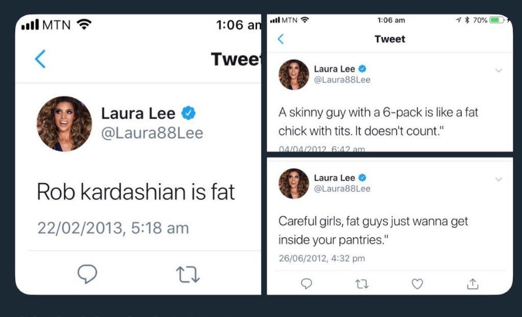 Laura Lee’s Resurfaced Tweets Lead to Crisis for Her Brand by Chloe