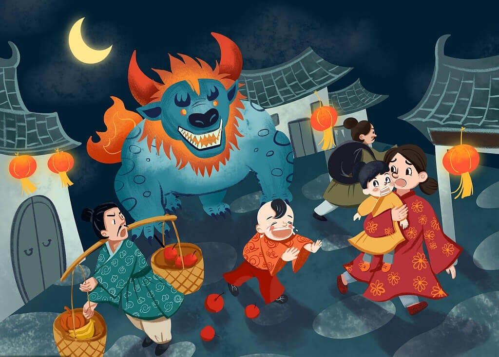 The Legend of the Chinese New Year — Guo Nian by NEWYES Medium