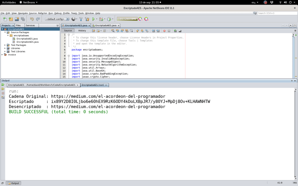 Encriptación AES en Java. El desarrollo de software profesional y… by