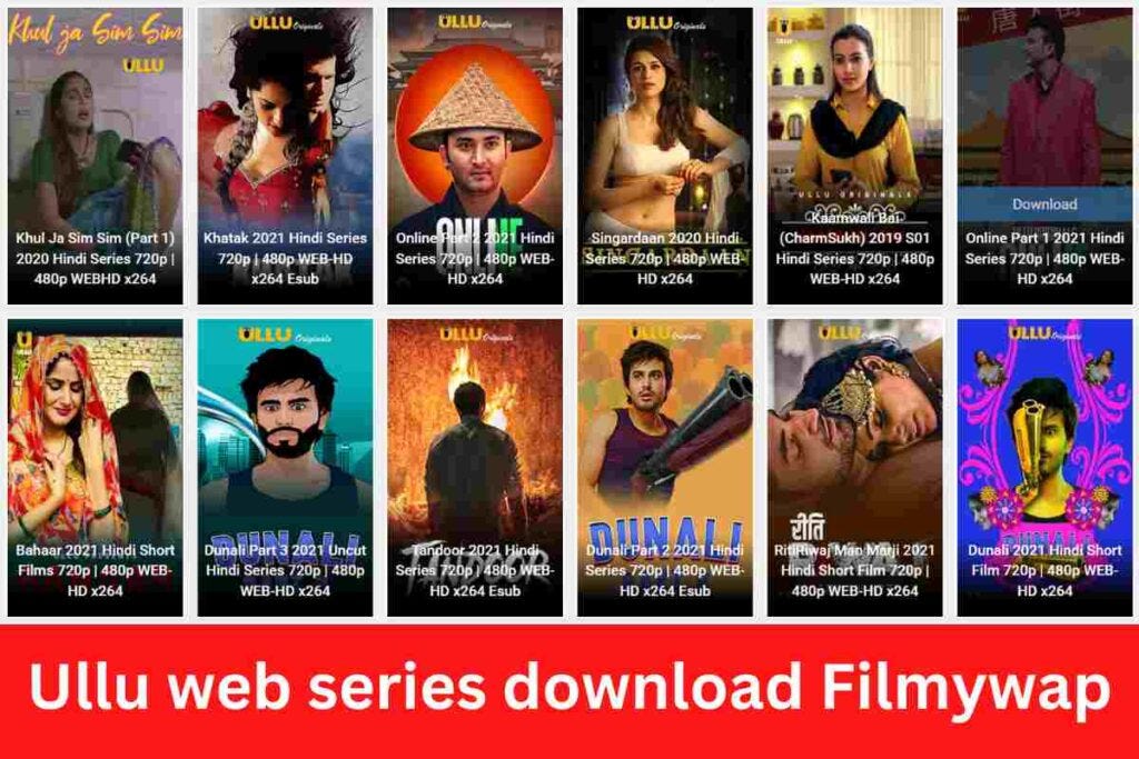 Ullu Web Series Download Filmywap 480p, 720p, 1080p 2023 by rekib