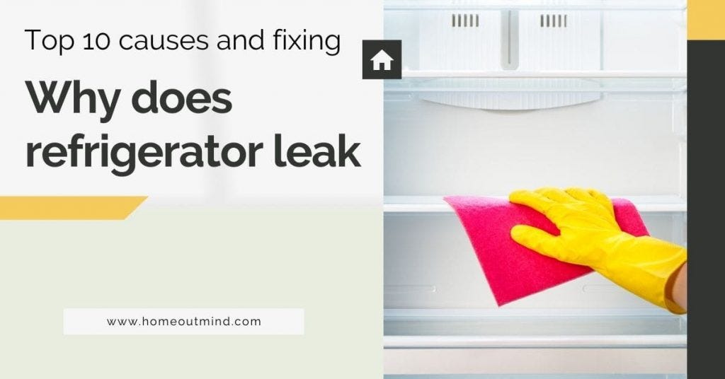 Why does my refrigerator leak water? by Home Out Mind Medium