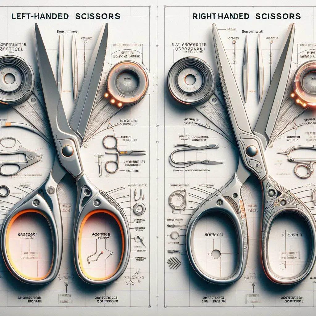 Left Handed Scissors Vs Right Handed Scissors Difference With Benefits