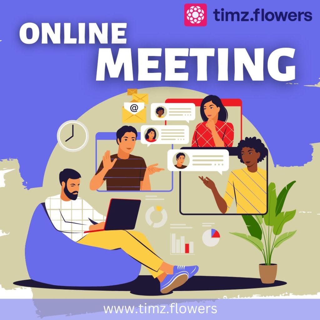 Meetings in multiple time zones Timz Flower by timz flowers Medium