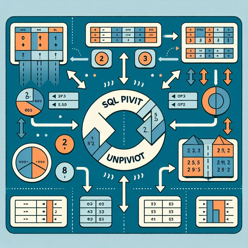 Transforming SQL Data Pivoting and Unpivoting with Static and Dynamic